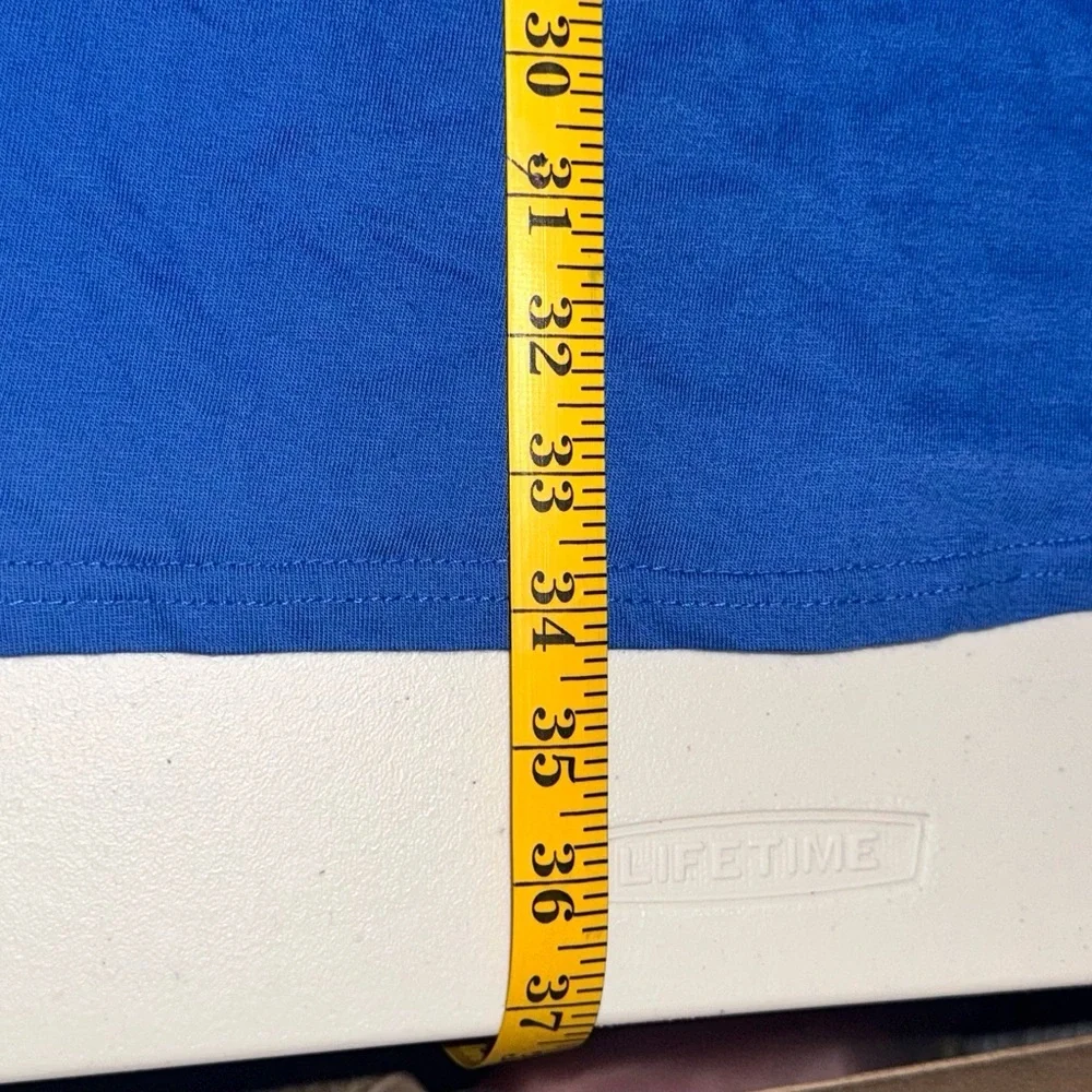 Champion Men's Large Blue Cotton T-Shirt Pre-Owned Excellent Condition - Picture 8 of 8